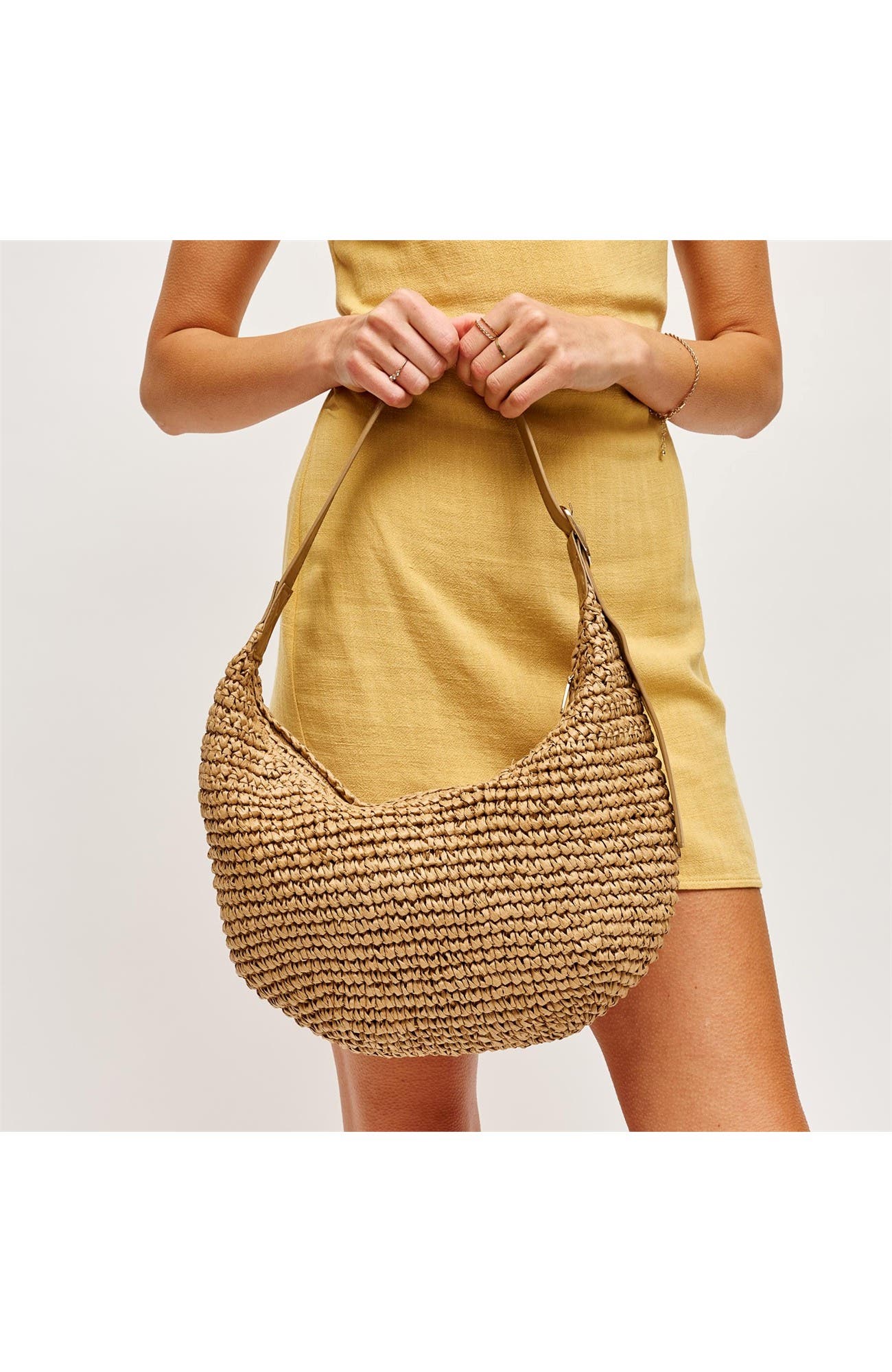 Jasmine Hobo, Alternate, color, Natural