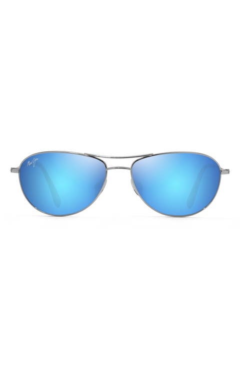 Baby Beach 56mm Polarized Aviator Sunglasses