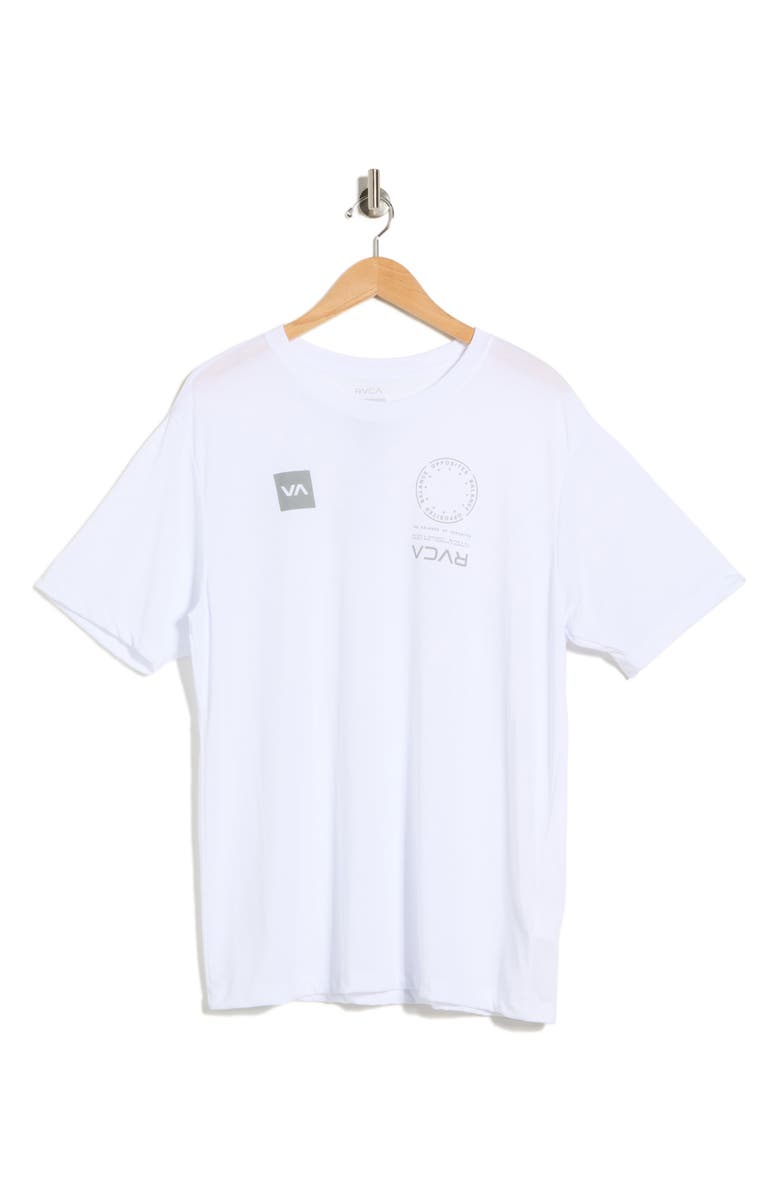 RVCA VA Mark Performance Graphic T-Shirt, Main, color, White 2