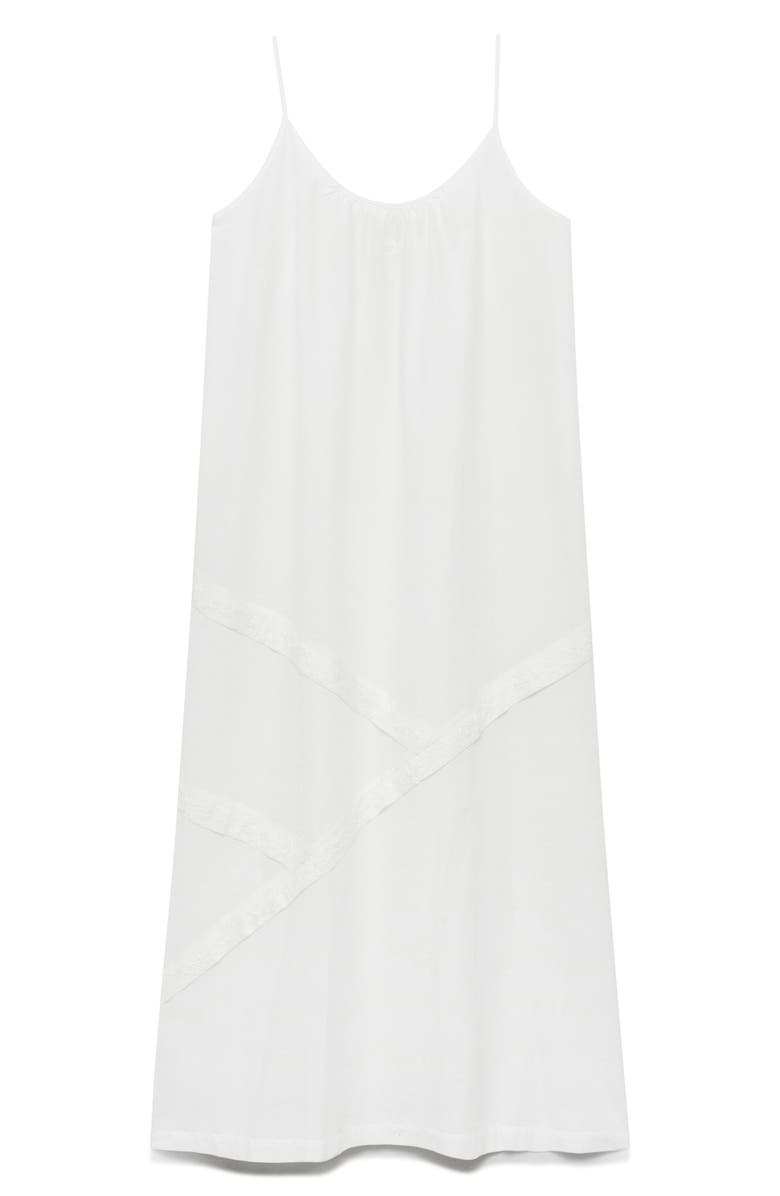 MANGO Cotton Nightgown, Main, color, 