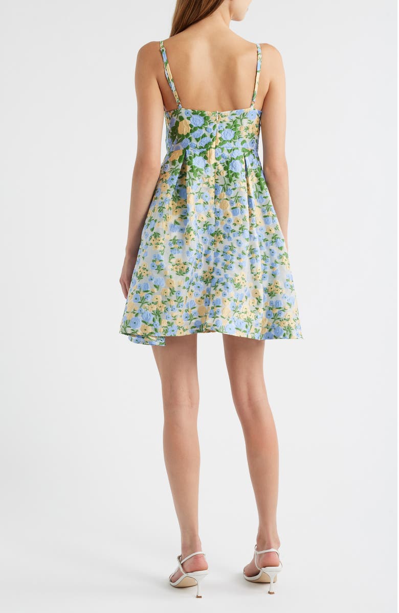 Sister Jane Marigold Jacquard Minidress, Alternate, color, Blue