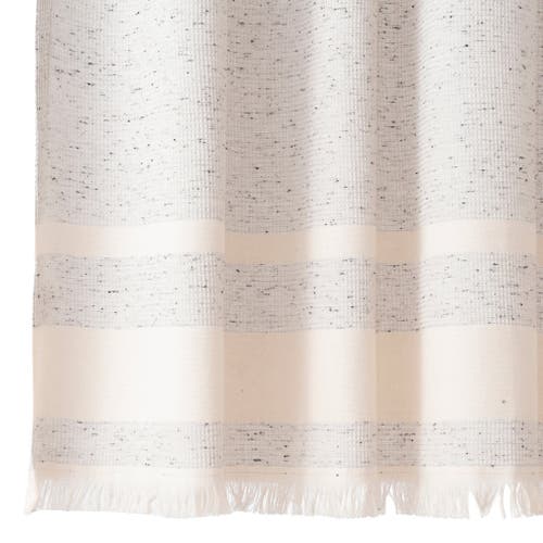 Olive And Linen Olive & Linen Waffle Shower Curtain In White