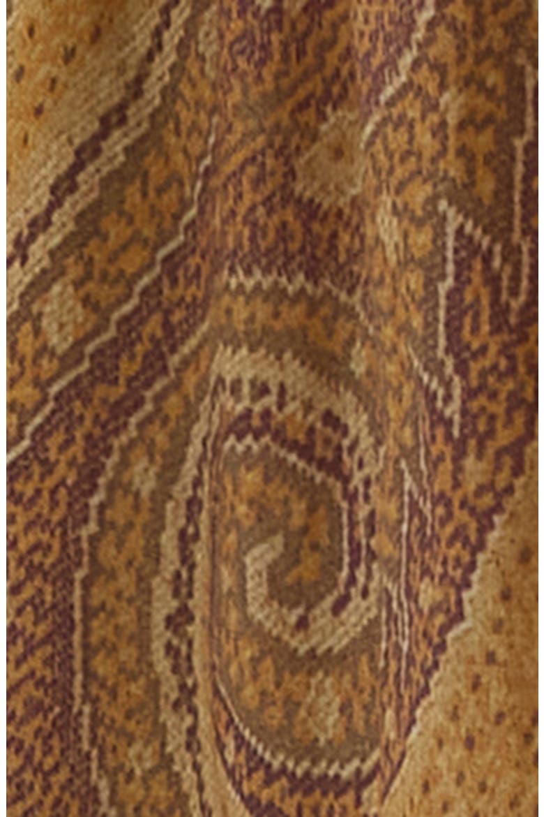Lace Detail Paisley Tiered Cotton Dress, Alternate, color, ECRU MULTI