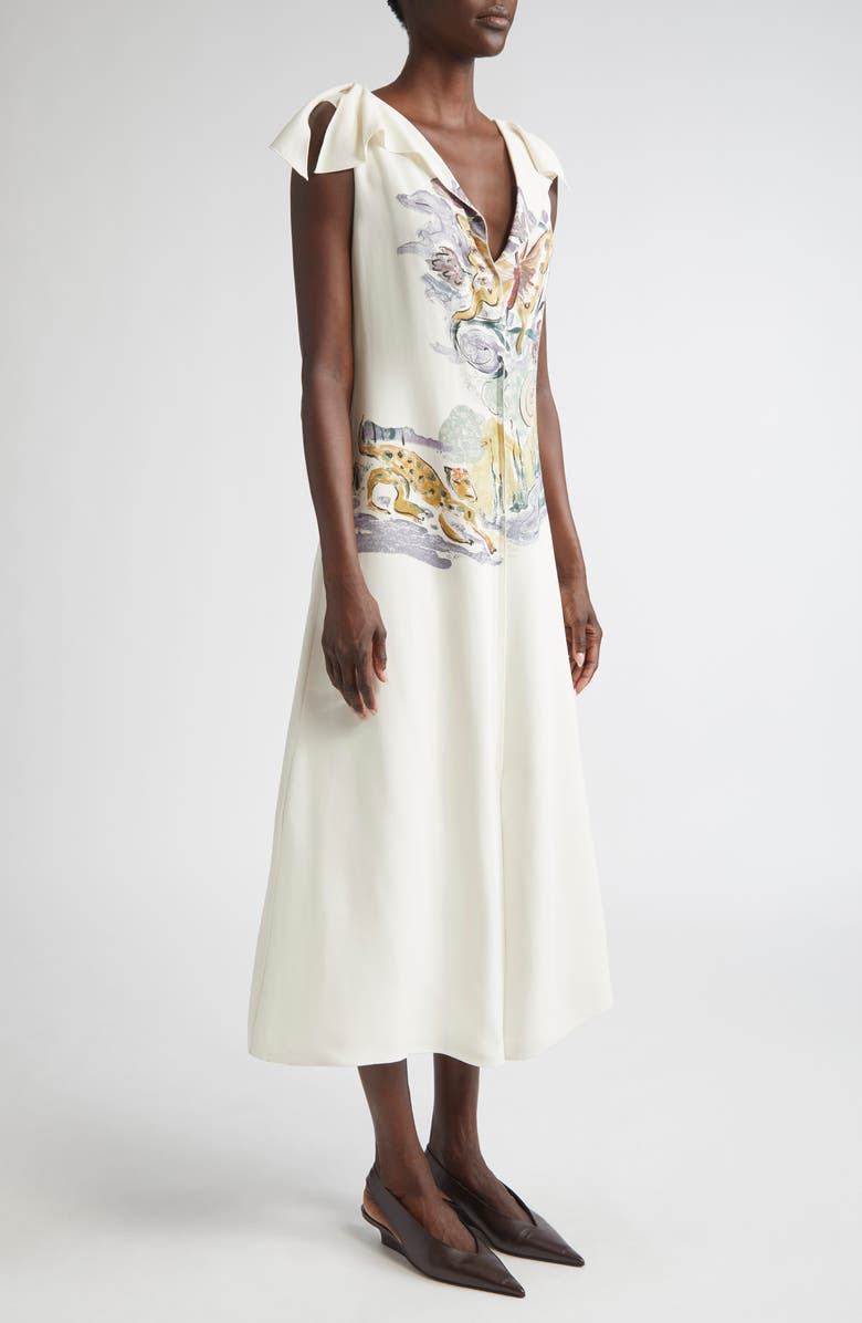 Altuzarra Jophee Print A-Line Dress, Alternate, color,