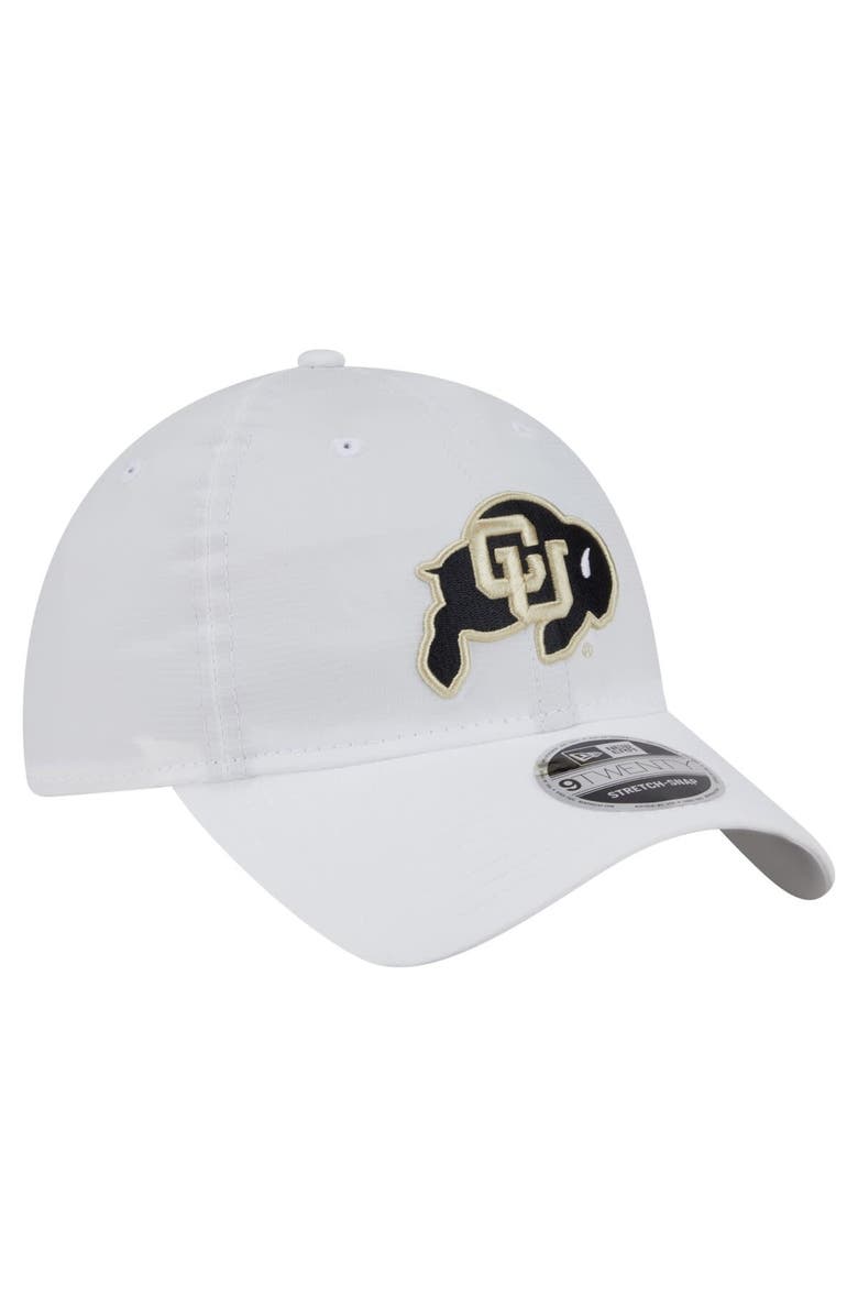 New Era Men's New Era White Colorado Buffaloes Active Ripstop 9TWENTY Adjustable Hat, Alternate, color,