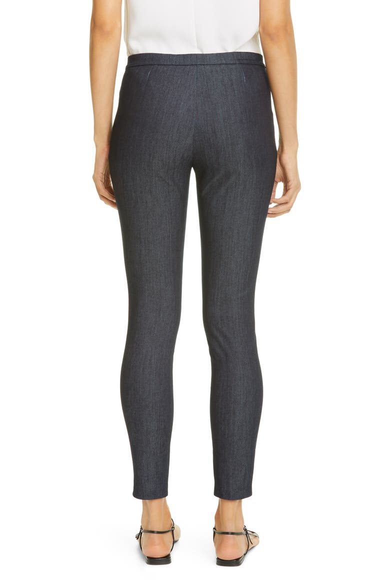 Lightweight Denim Skinny Pull-On Pants, Alternate, color, INDIGO