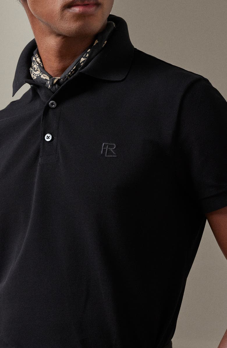 Ralph Lauren Purple Label Embroidered Logo Cotton Piqué Polo, Alternate, color,