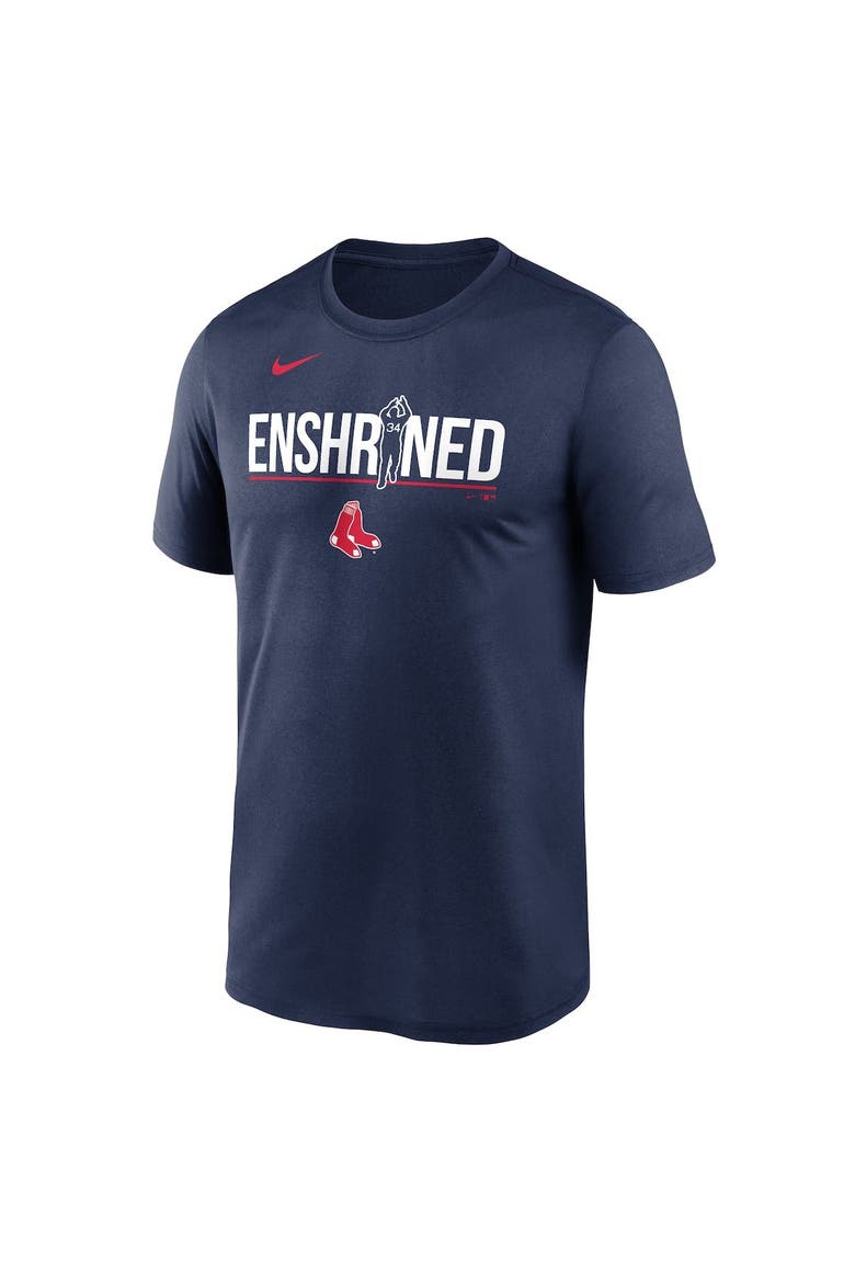 Men's Nike David Ortiz Navy Boston Red Sox Legend Enshrined Performance T-Shirt, Alternate, color, Navy