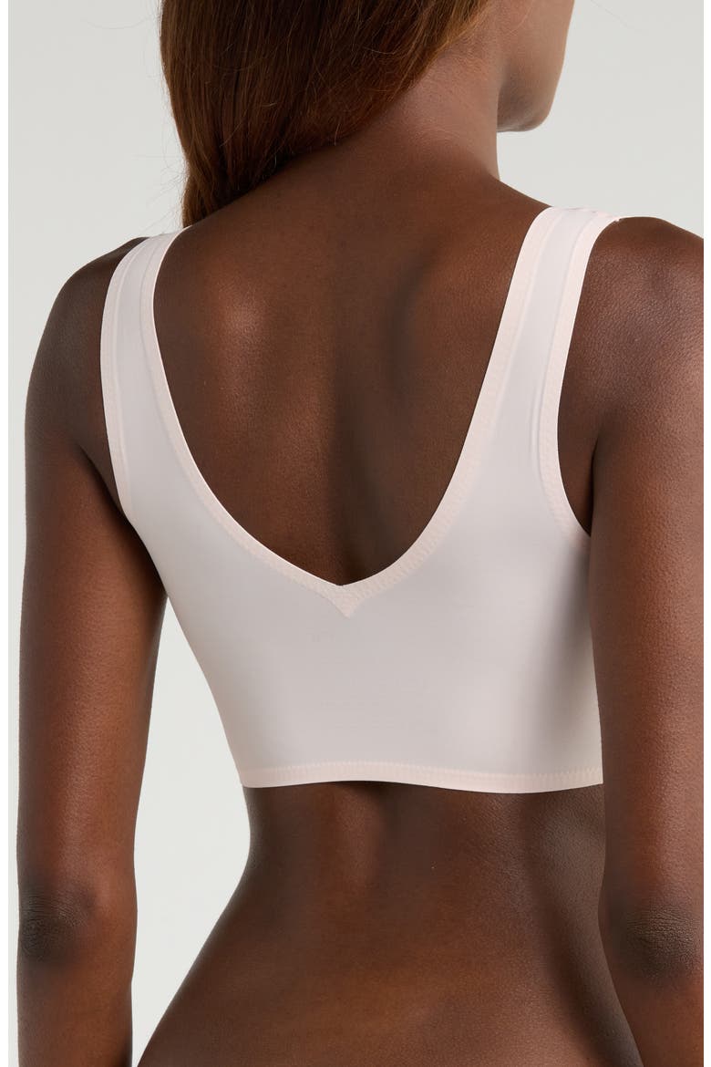 Body Lift V-Neck Bralette, Alternate, color, PEONY