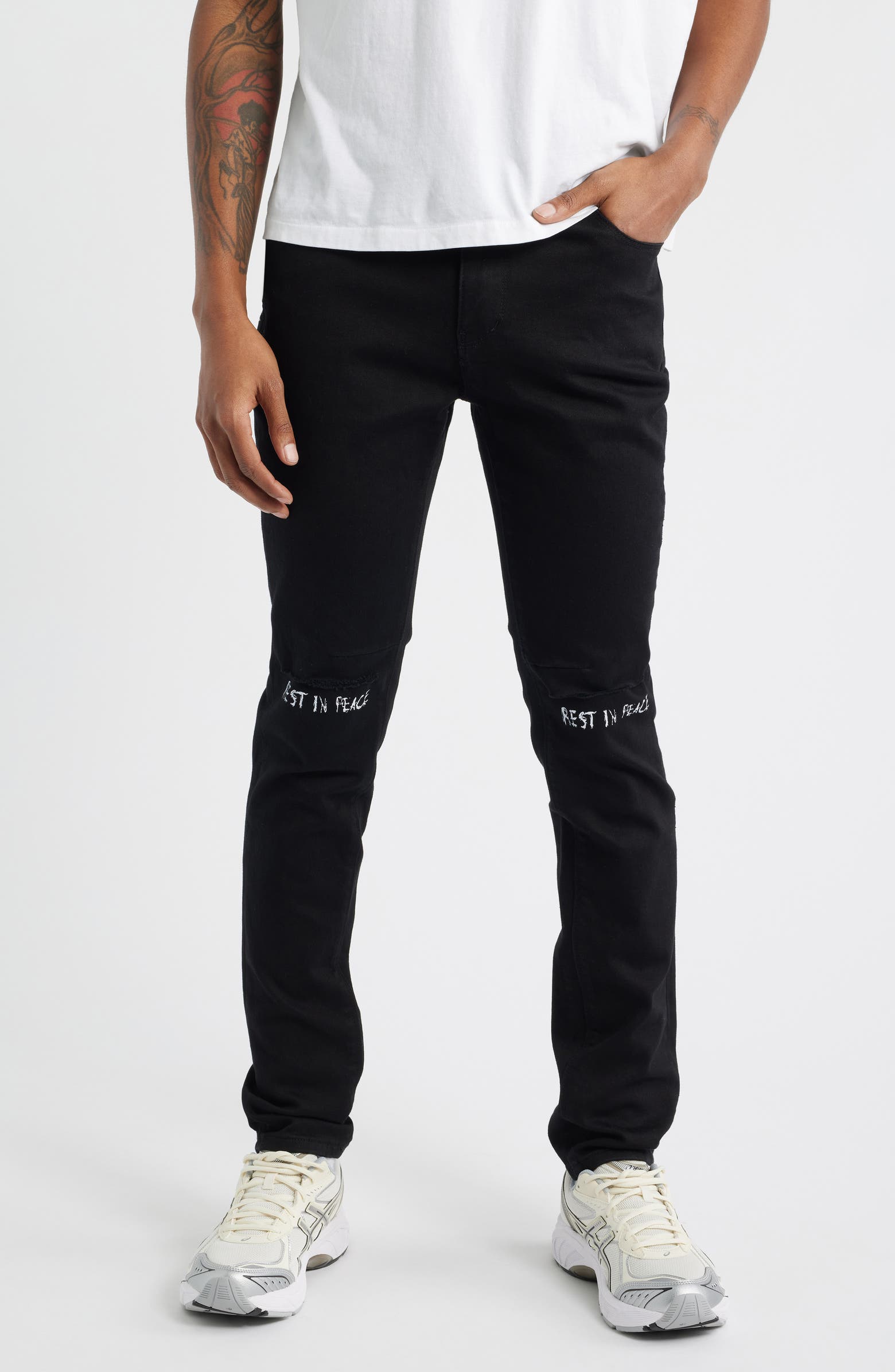 RtA Bryant Ripped Skinny Jeans | Nordstrom