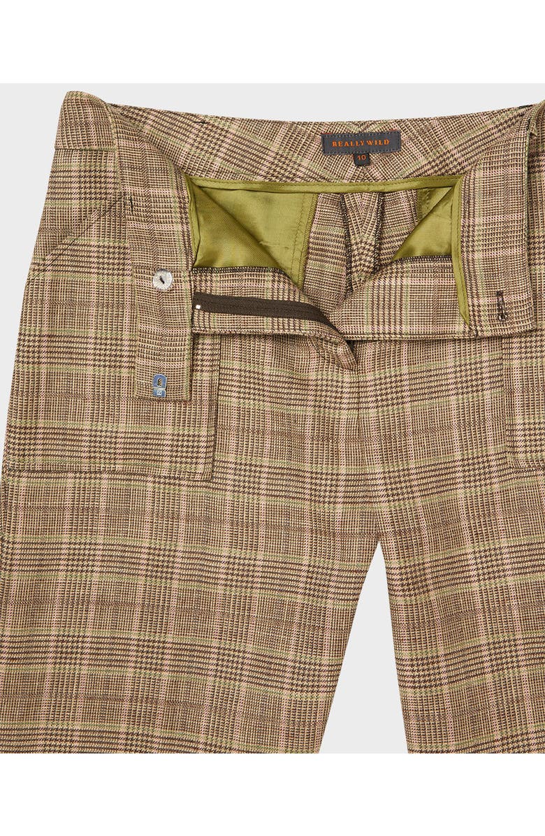 Really Wild Clothing Tweed Shorts with Patch Pocket, Alternate, color, Brown Tweed