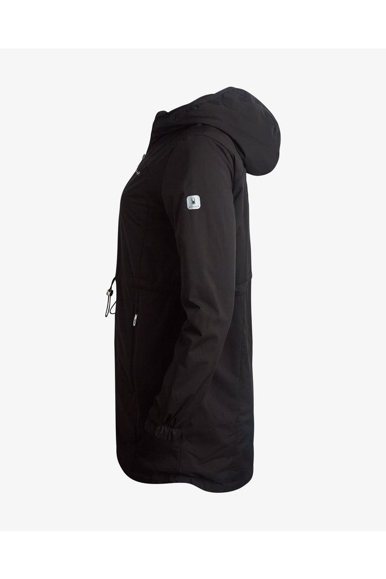Women Long Spyder Lite Jacket, Alternate, color, Black