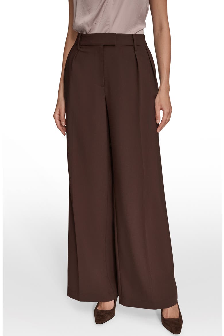 Wide Leg Pants, Main, color, CHOCOLATE