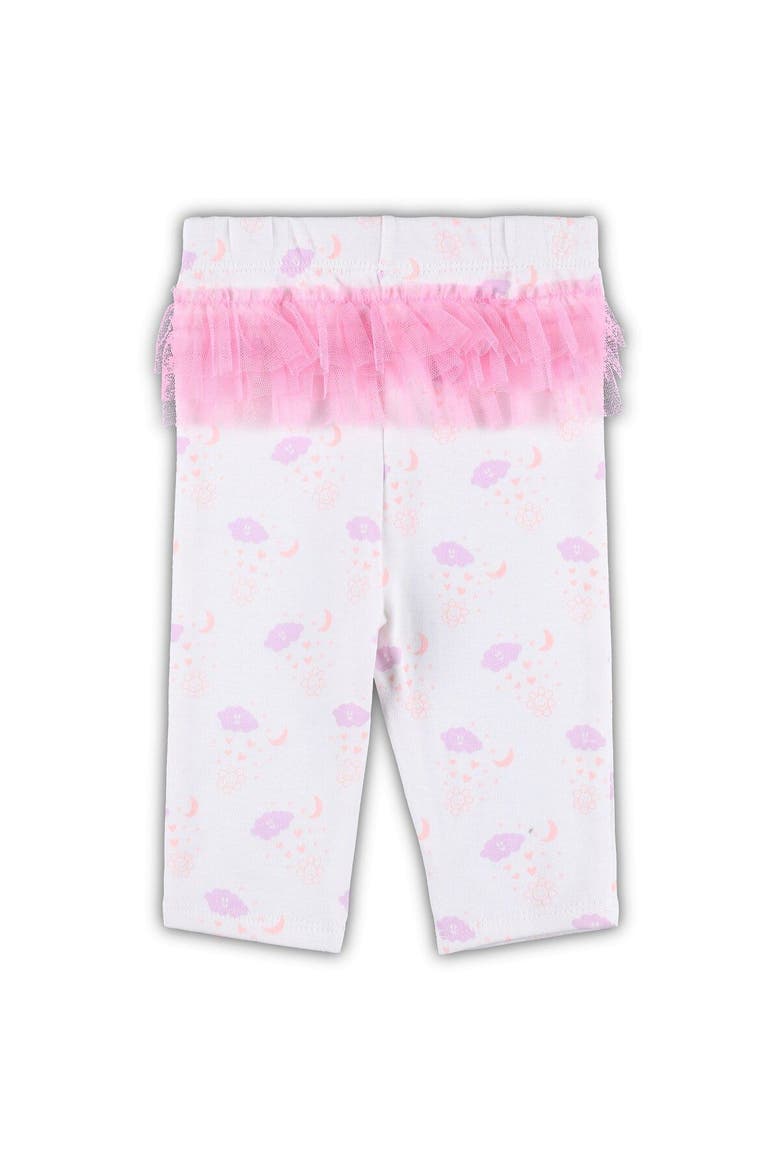 Newborn & Infant White/Pink Houston Astros Spreading Love Bodysuit & Tutu with Leggings Set, Alternate, color, White