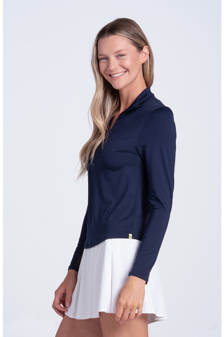 Free Play Zip Long Sleeve, Alternate, color, Midnight