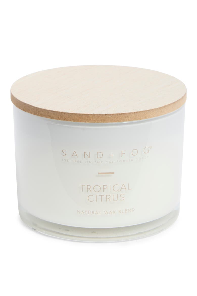 Natural Wax Candle, Main, color, TROPICAL CITRUS