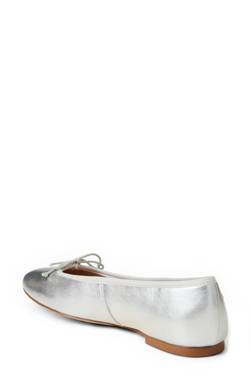 Jack Rogers Bettie Ballet Flat In Silver