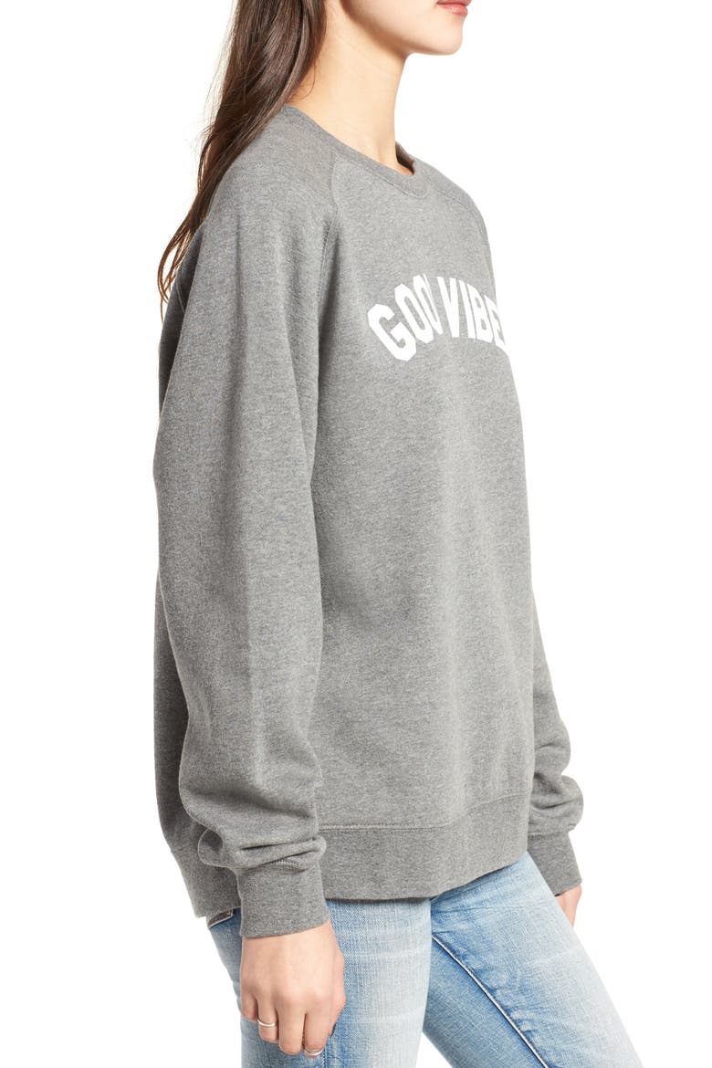 Good Vibes Willow Sweatshirt, Alternate, color, HEATHER GREY