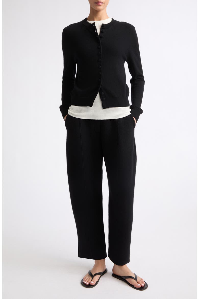 Wilona Cashmere Cardigan, Alternate, color, BLACK