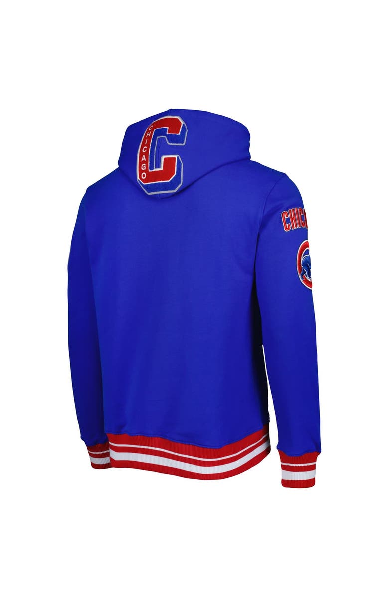 PRO STANDARD Men's Pro Standard Royal Chicago Cubs Mash Up Logo Pullover Hoodie, Alternate, color, 