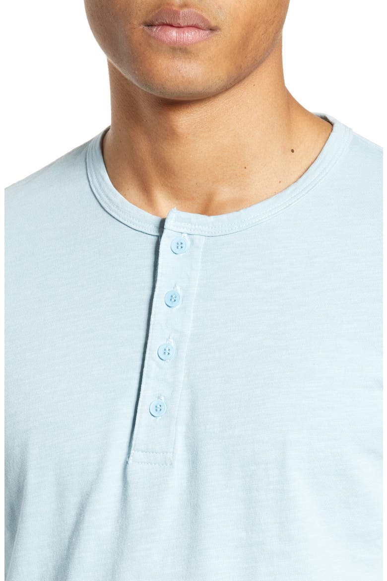 Slim Fit Henley T-Shirt, Alternate, color, DREAM BLUE