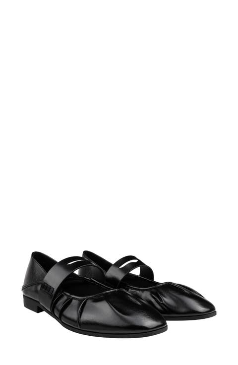Blair Faux Leather Flat