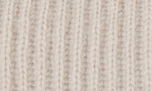 Hickey Freeman Cashmere Cardigan Stitch Beanie In Gray