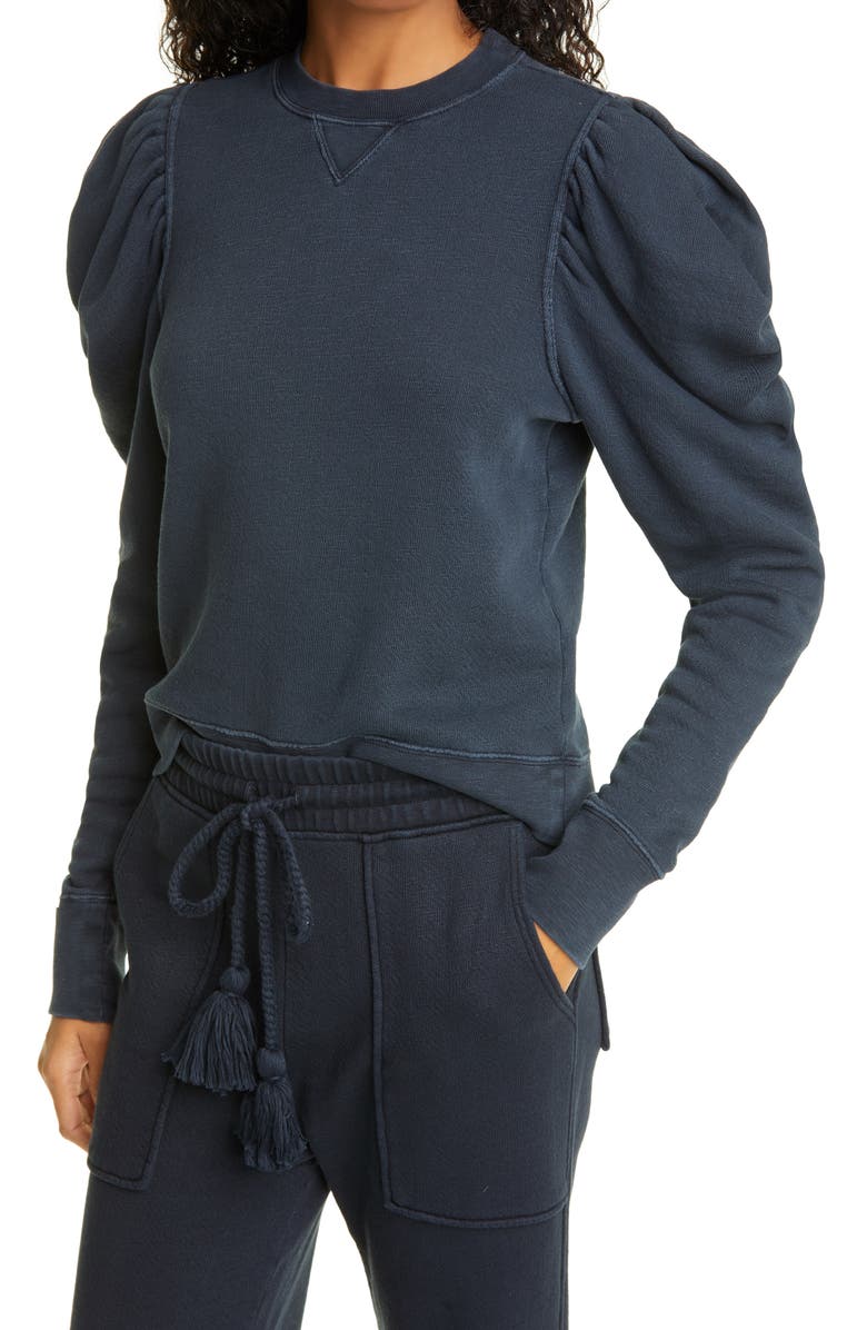 Ulla Johnson Alair Pullover, Alternate, color, Onyx