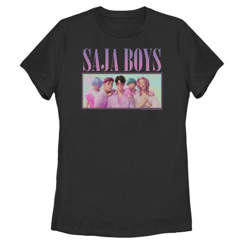 Women's KPop Demon Hunters Saja Boys Group Shot  Graphic T-Shirt