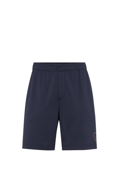 Brunello Cucinelli Cotton Tennis Shorts In Blue