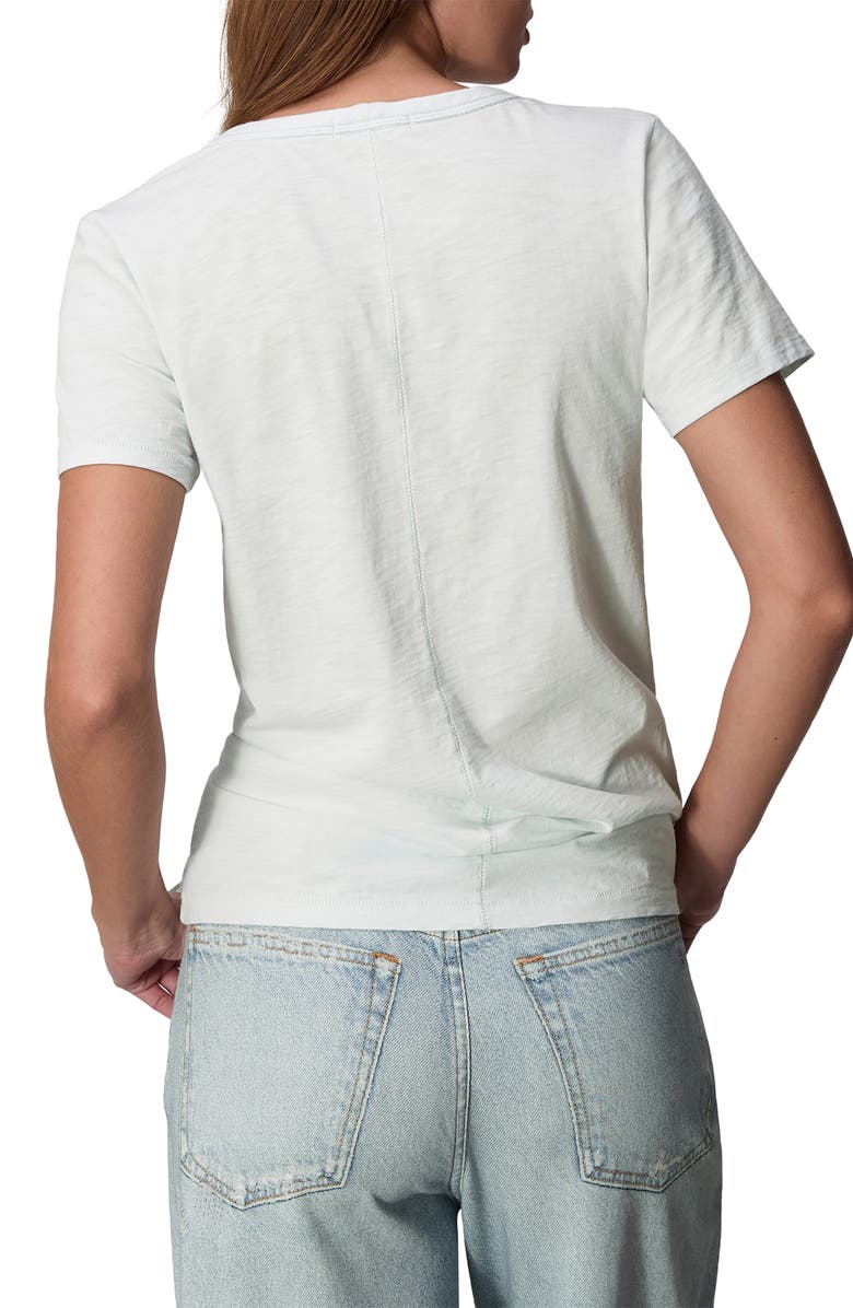 rag & bone The Vee Slub Cotton T-Shirt, Alternate, color, Iceblu