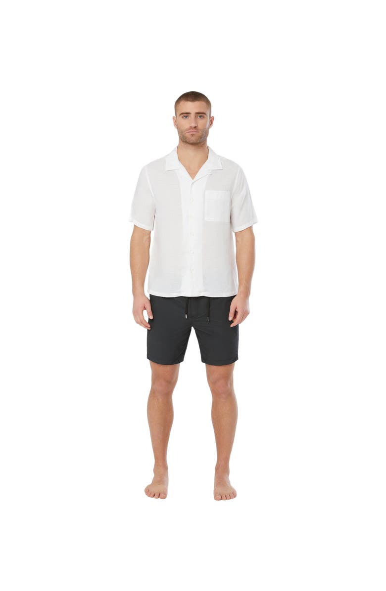 Onia Air Linen Convertible Vacation Shirt, Main, color,