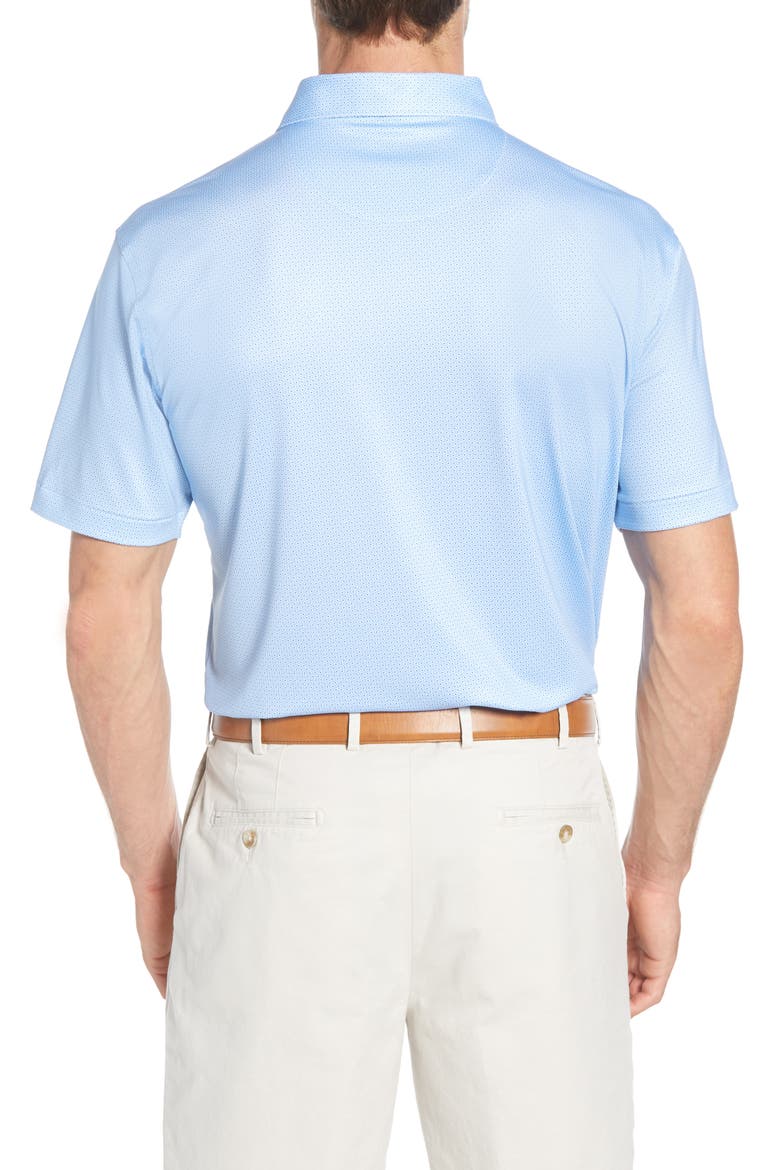Watts Regular Fit Stretch Jersey Performance Polo, Alternate, color, COTTAGE BLUE
