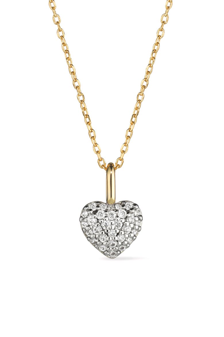 Gold Heart Necklace - Ellery, Main, color, Gold