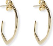 ARGENTO VIVO Knife Edge Hoop Earrings