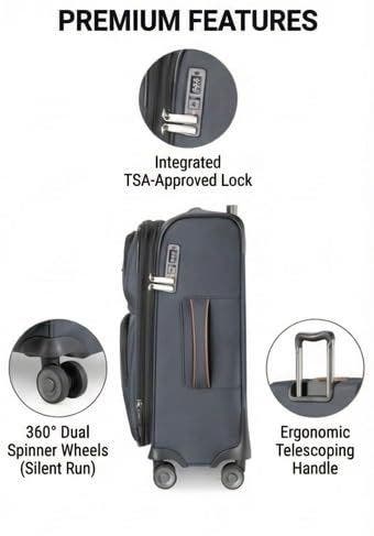 Ricardo Beverly Hills Montecito 3.0 Softside Expandable Luggage, 21" Carry-on, Alternate, color, Graphite