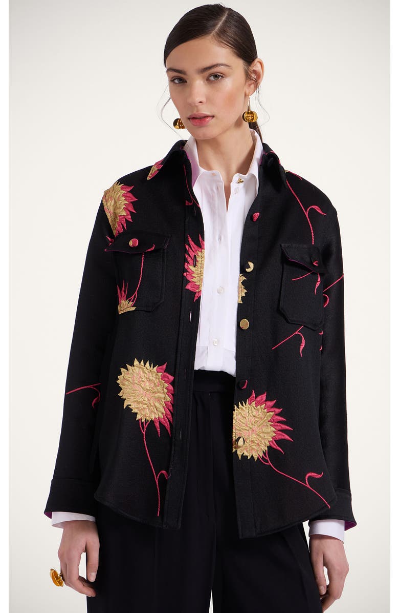 La DoubleJ Better Than Your Boyfriend'S Jacket Derby Jacquard Black, Main, color, 