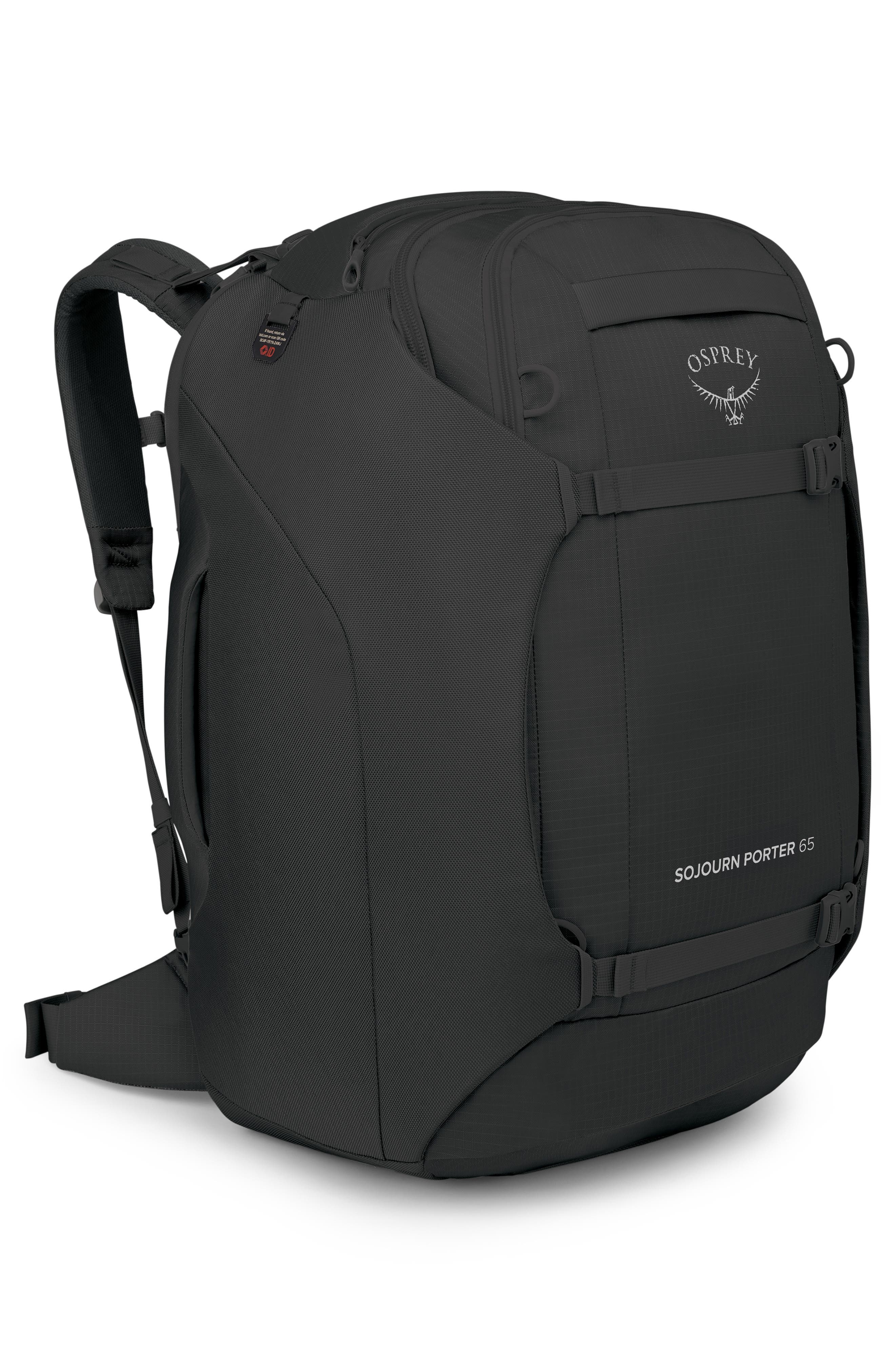 Osprey Sojourn Porter 65-Liter Travel Backpack, Alternate, color, Black