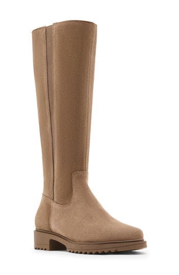 Blondo Ciana Waterproof Knee High Riding Boot In Brown