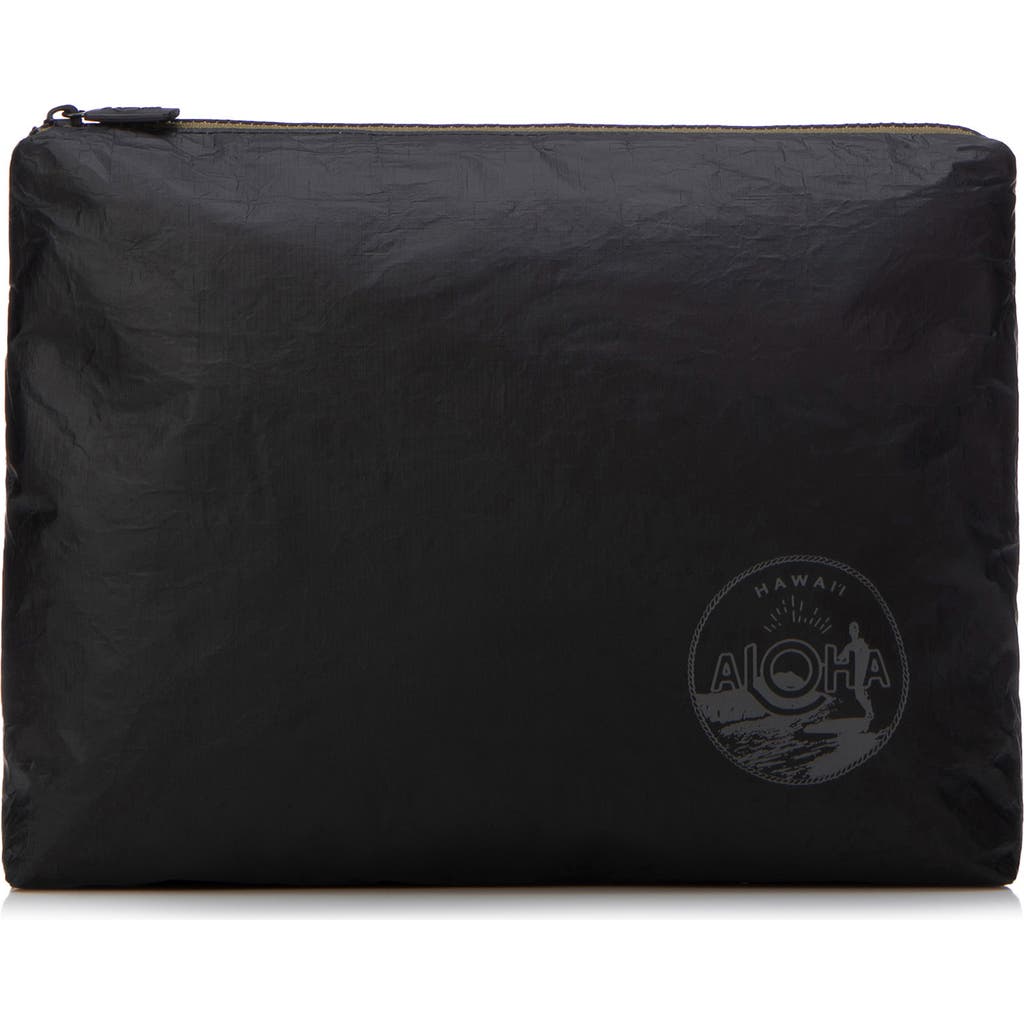 Aloha Collection Aloha Waikiki Seal Max Pouch In Black