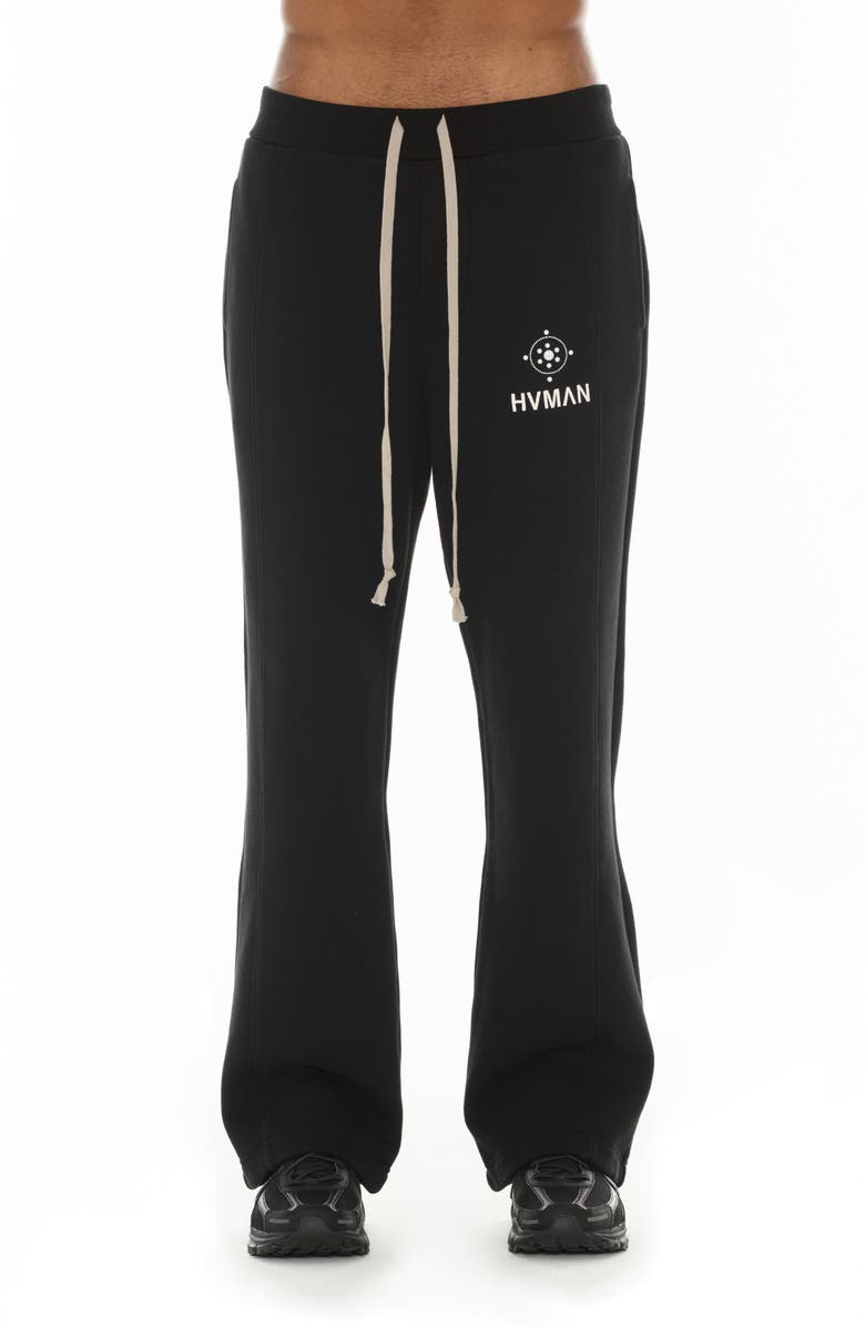 Cult of Individuality Oversize Cotton Sweatpants, Main, color, Black