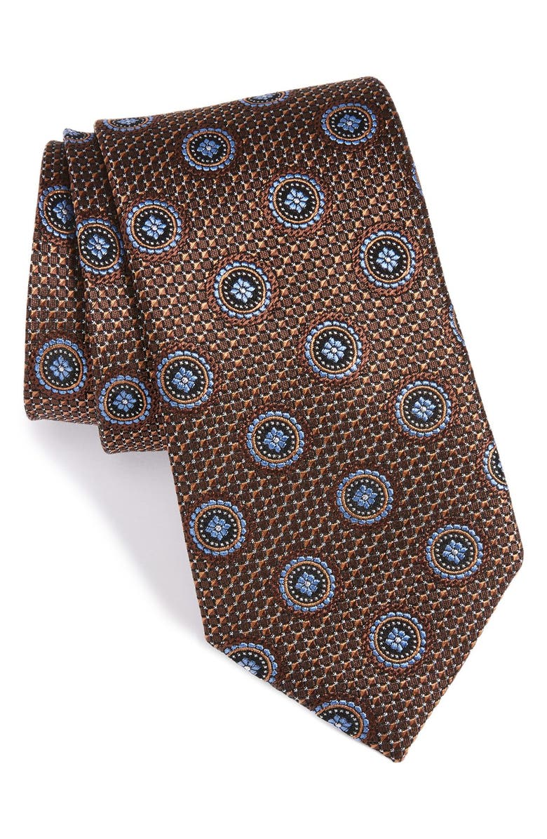 NORDSTROM MEN'S SHOP Medallion Silk Tie, Alternate, color,
