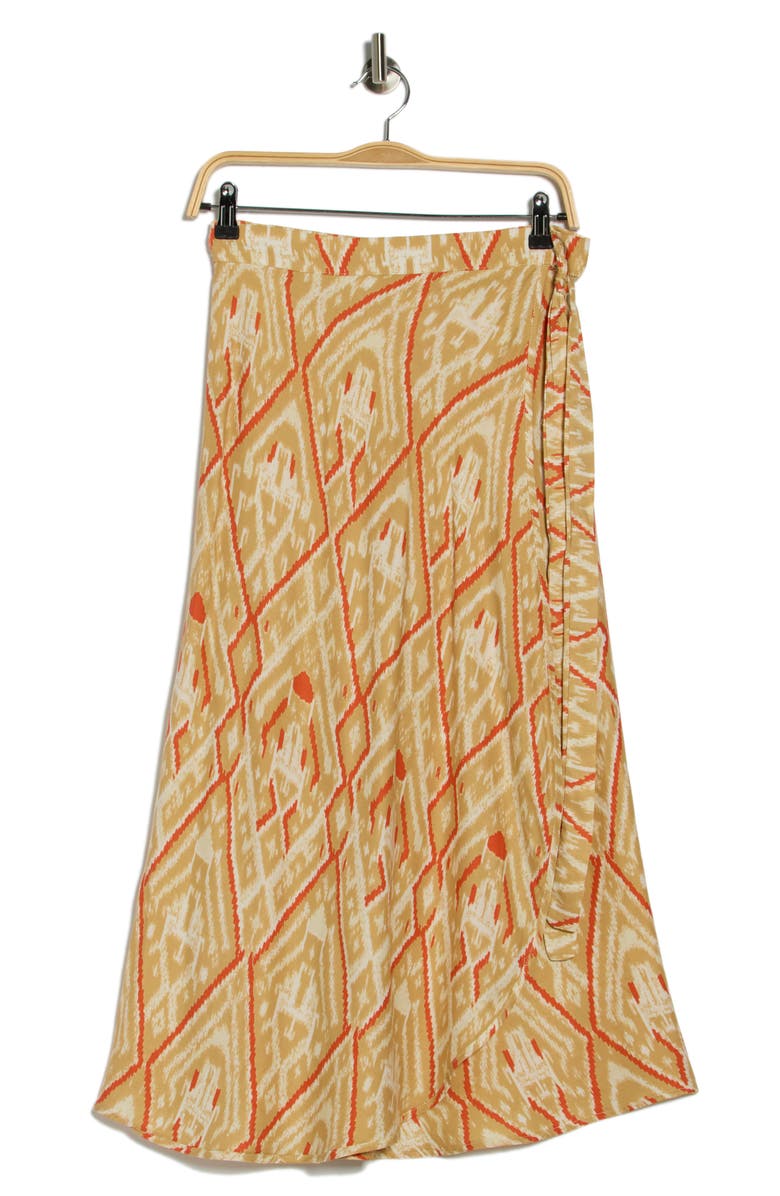 matty m. Wrap Skirt, Alternate, color, Camel