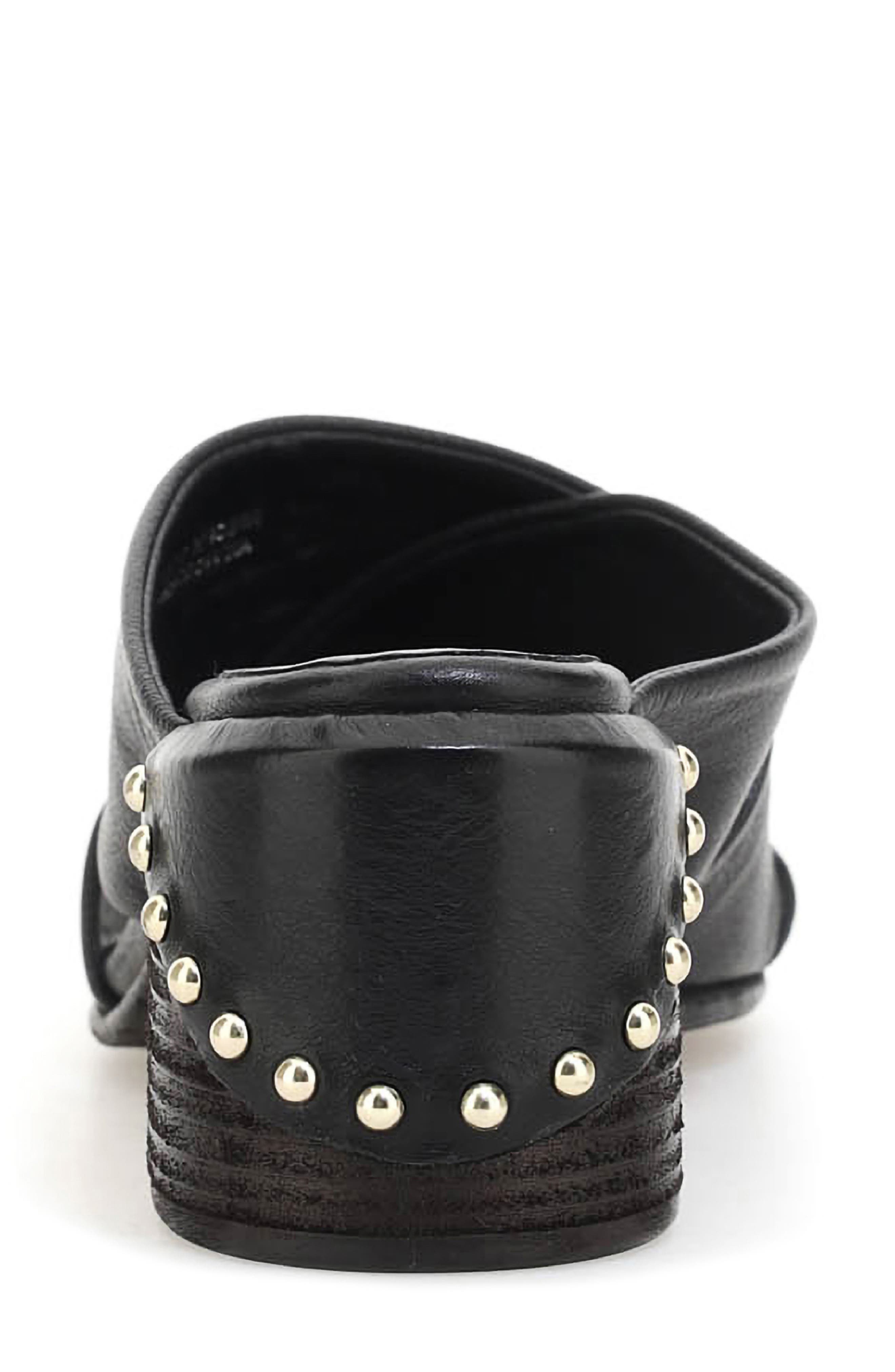A.S.98 Merlin Stud Sandal, Alternate, color, Black