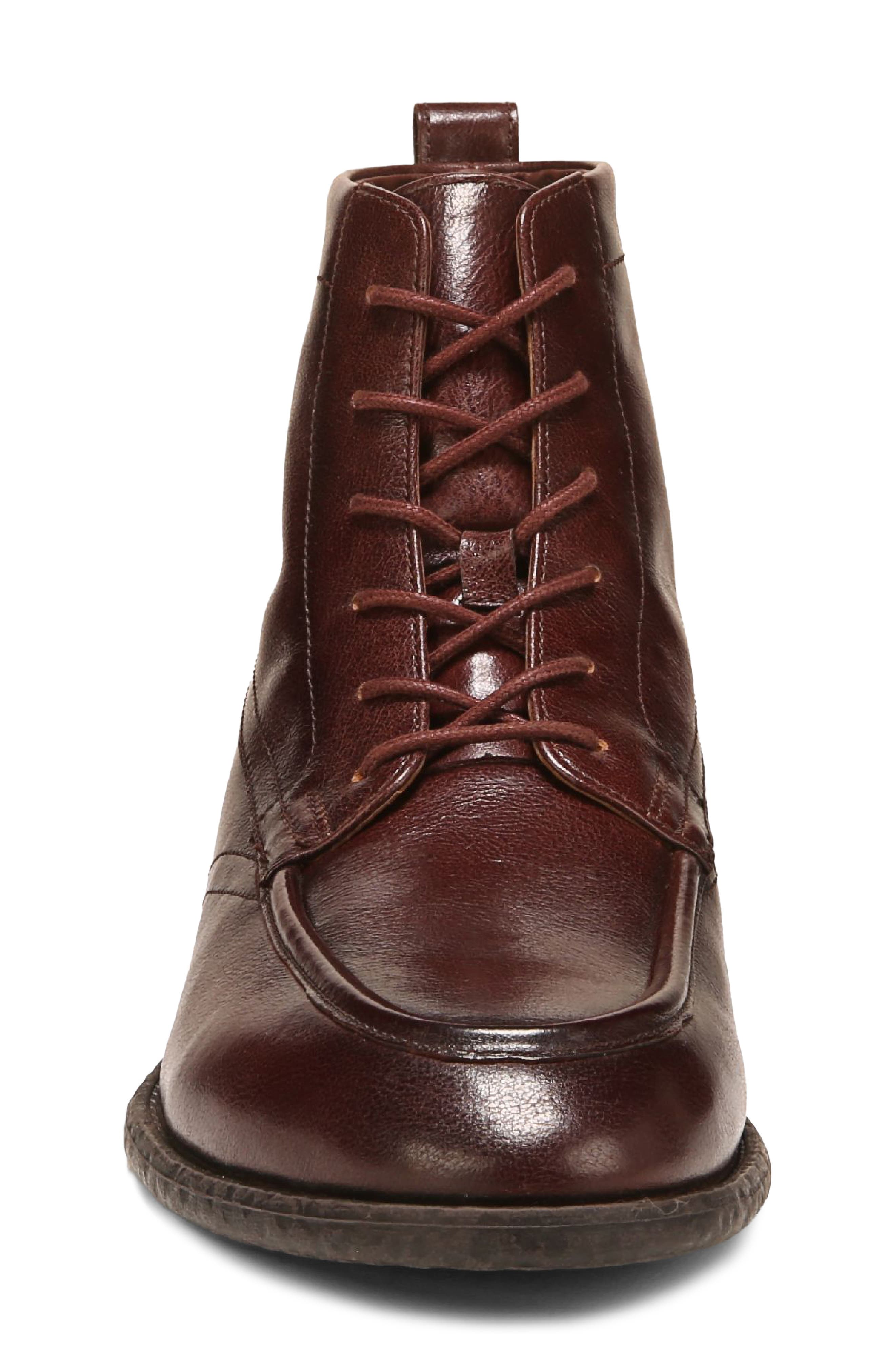 Eliott Moc Toe Boot, Alternate, color, AGED RUM