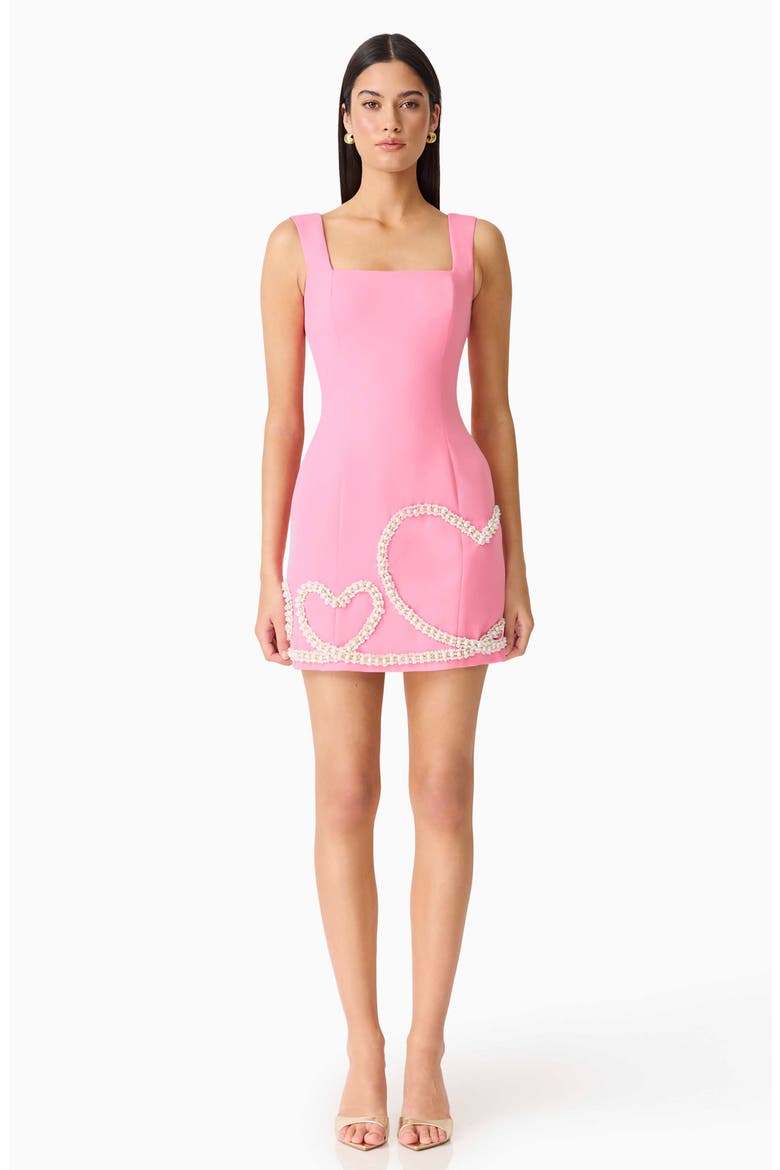 Nolana Embellished Dress, Alternate, color, PINK