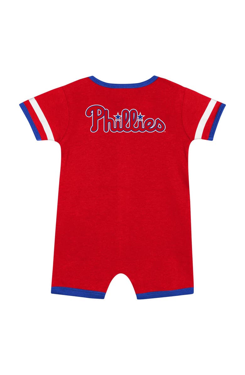 Outerstuff Newborn  Red Philadelphia Phillies Double Hit Coveralls, Alternate, color, 