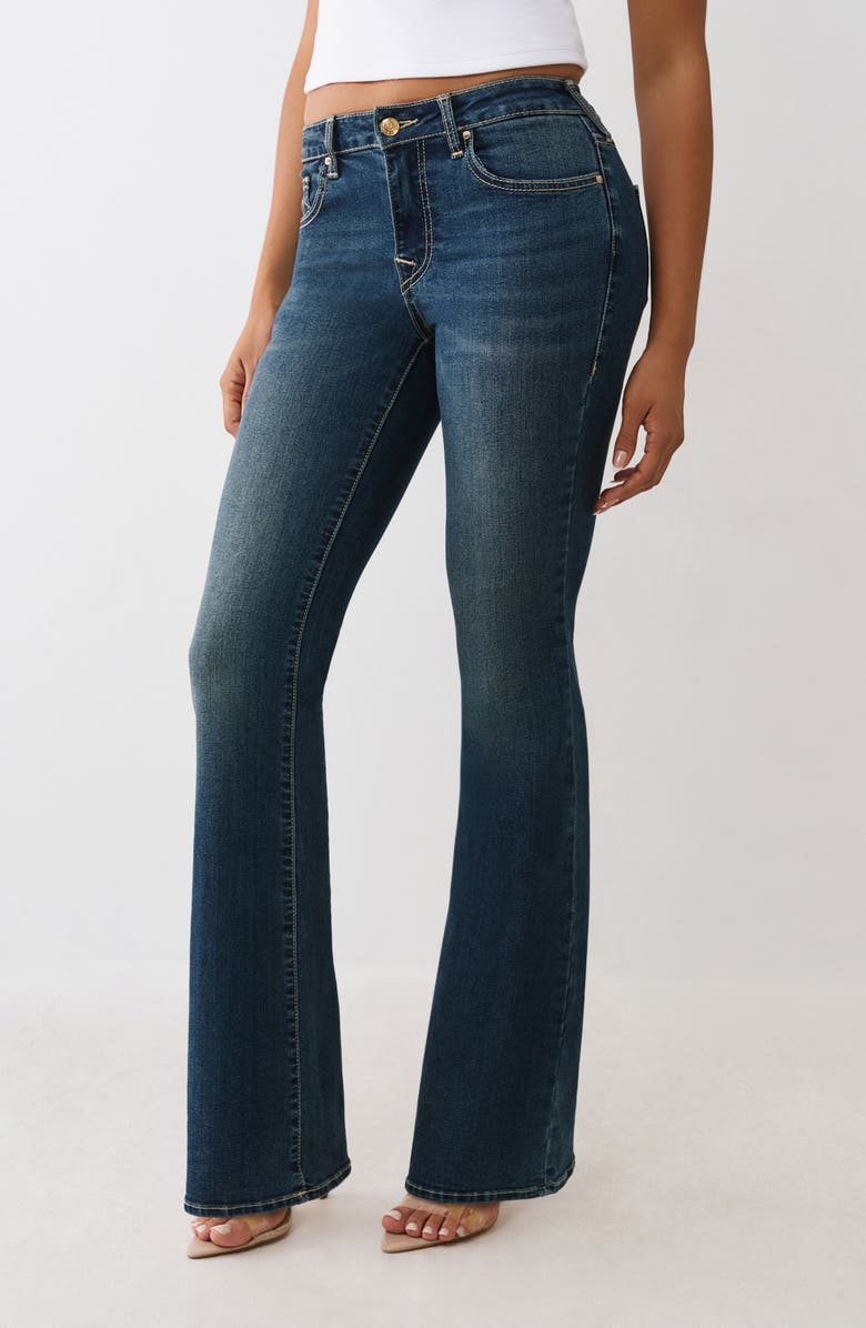 True Religion Becca Bootcut Jeans, Alternate, color, Medium Amber Nights Wash