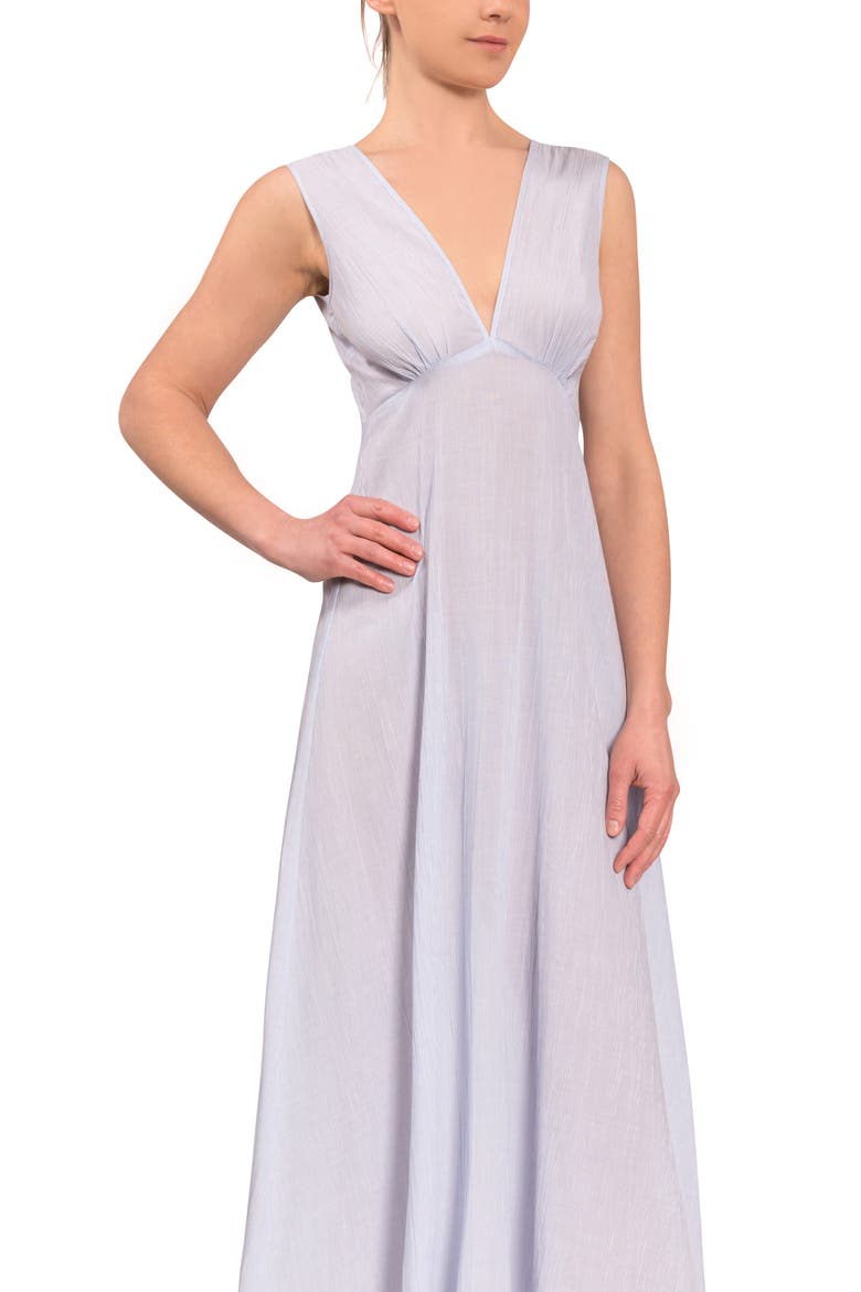 Amelia Long Nightgown, Alternate, color, BLUE WHISPER