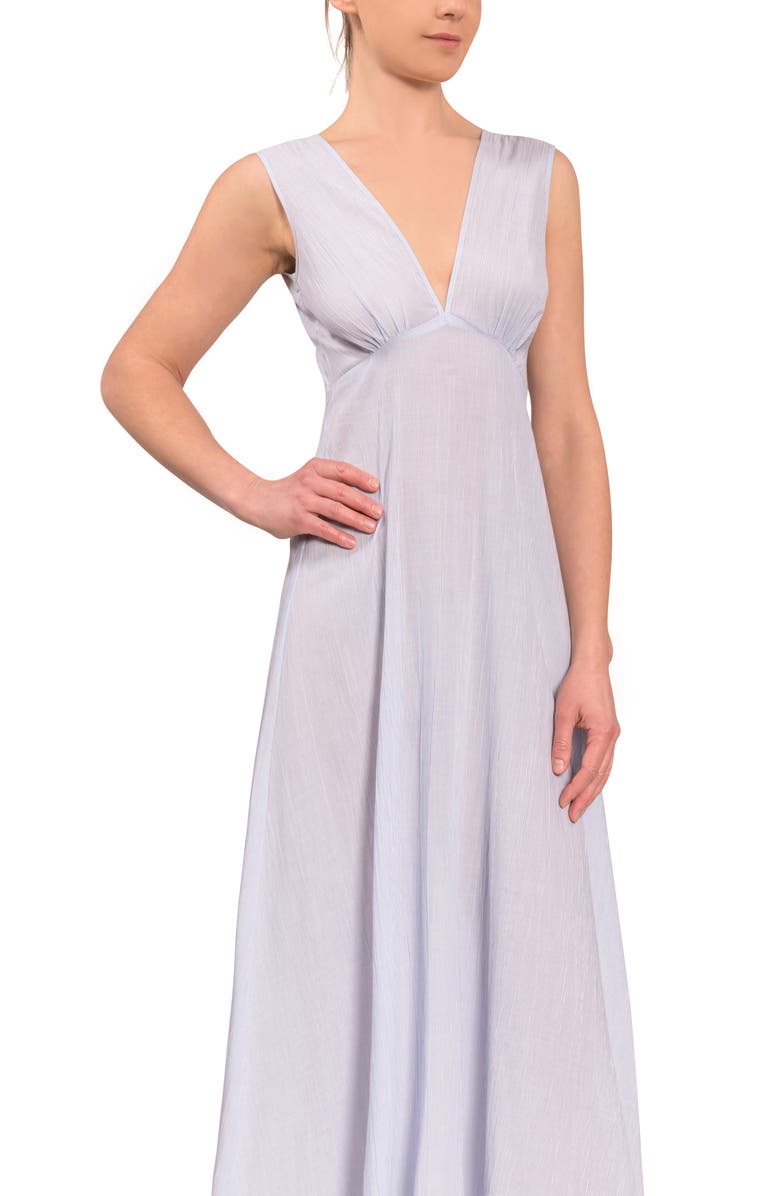 Everyday Ritual Amelia Long Nightgown, Alternate, color, Blue Whisper